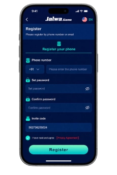 Jalwa Game Register
